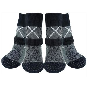 Anti-Slip Dog Socks, Double Sided Traction Control Paw Protector, 3 Pairs S